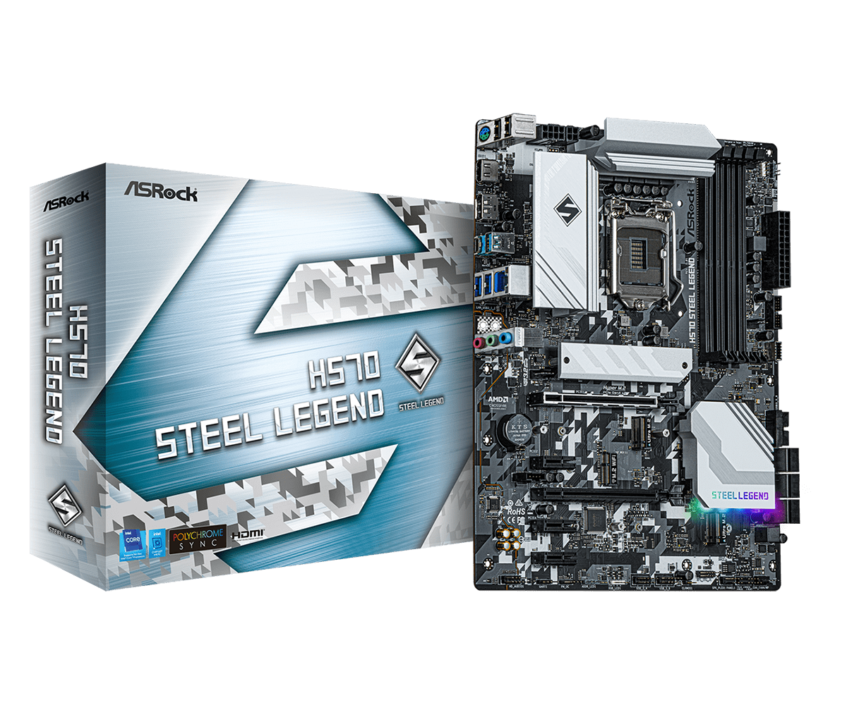 Дънна платка ASRock H570 H570 STEEL LEGEND | JAR Computers